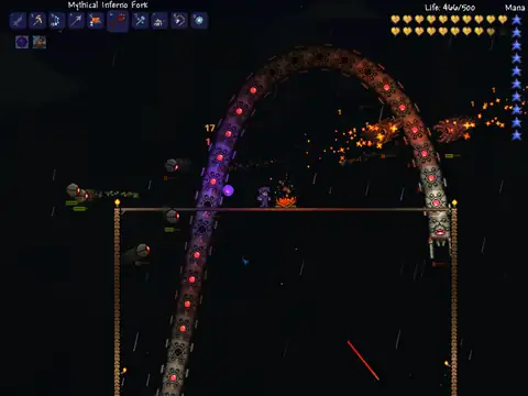 The Destroyer fight, in-game screenshot